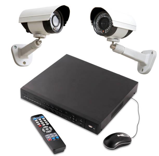 CCTV cameras and recording equipment
